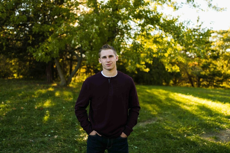 Warrenton High School Senior Session St Charles Senior Photographer Rebecca Chapman Photography Missouri Boy Senior Session Outdoor Fall