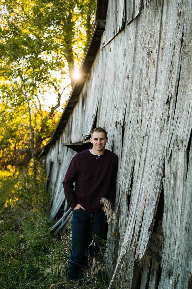 Warrenton High School Senior Session St Charles Senior Photographer Rebecca Chapman Photography Missouri Boy Senior Session Outdoor Fall