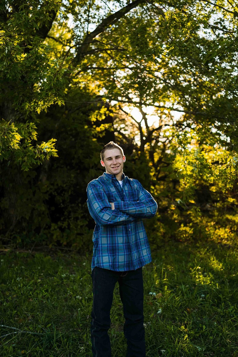 Warrenton High School Senior Session St Charles Senior Photographer Rebecca Chapman Photography Missouri Boy Senior Session Outdoor Fall