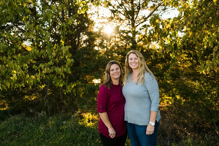 Towne Park Family Session St Charles Family Photographer Rebecca Chapman Photography Wentzville Missouri Same Sex Couple Fall Colors Family of Three Warrenton MO