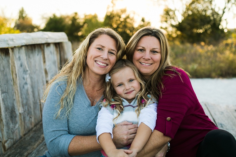 Towne Park Family Session St Charles Family Photographer Rebecca Chapman Photography Wentzville Missouri Same Sex Couple Fall Colors Family of Three Warrenton MO