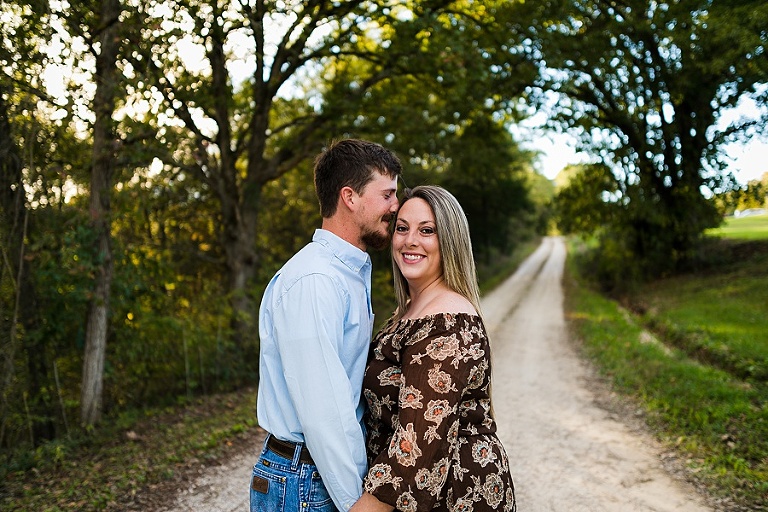 Farm Engagement Session St Charles Photographer Rebecca Chapman Photography Outdoor Fall Warrenton Missouri