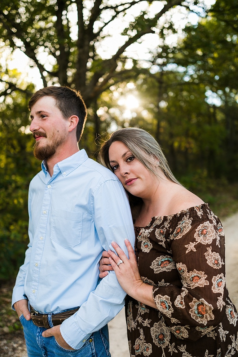 Farm Engagement Session St Charles Photographer Rebecca Chapman Photography Outdoor Fall Warrenton Missouri