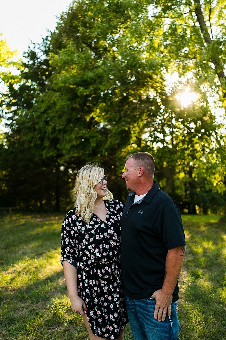 St Charles Couples Session Photographer Rebecca Chapman Photography Outdoor Farm Warrenton Missouri