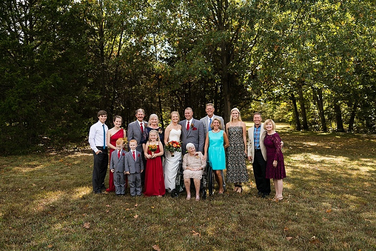 Warrenton Family Farm Wedding St Charles Wedding Photographer Rebecca Chapman Photography Outdoor Lake Dock Fall Family Portraits