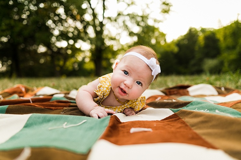 Outdoor Family Session St Charles Family Photographer Rebecca Chapman Photography Outdoor Fall Warrenton Missouri MO Family of Four small children