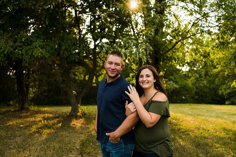 Outdoor Family Session St Charles Family Photographer Rebecca Chapman Photography Outdoor Fall Warrenton Missouri MO Family of Four small children