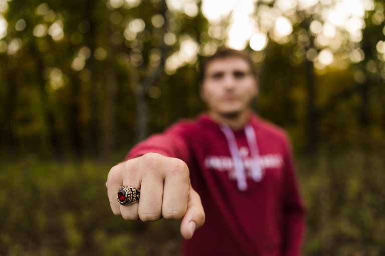 Cuivre River State Park Senior Session St Charles Senior Photographer Warrenton High School Rebecca Chapman Photography Fall Session Class Ring 