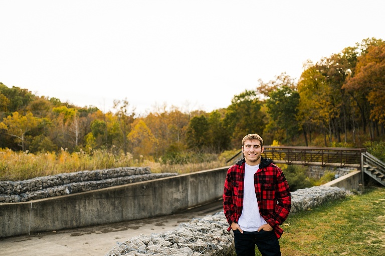 Cuivre River State Park Senior Session St Charles Senior Photographer Warrenton High School Rebecca Chapman Photography Fall Session State Wrestler