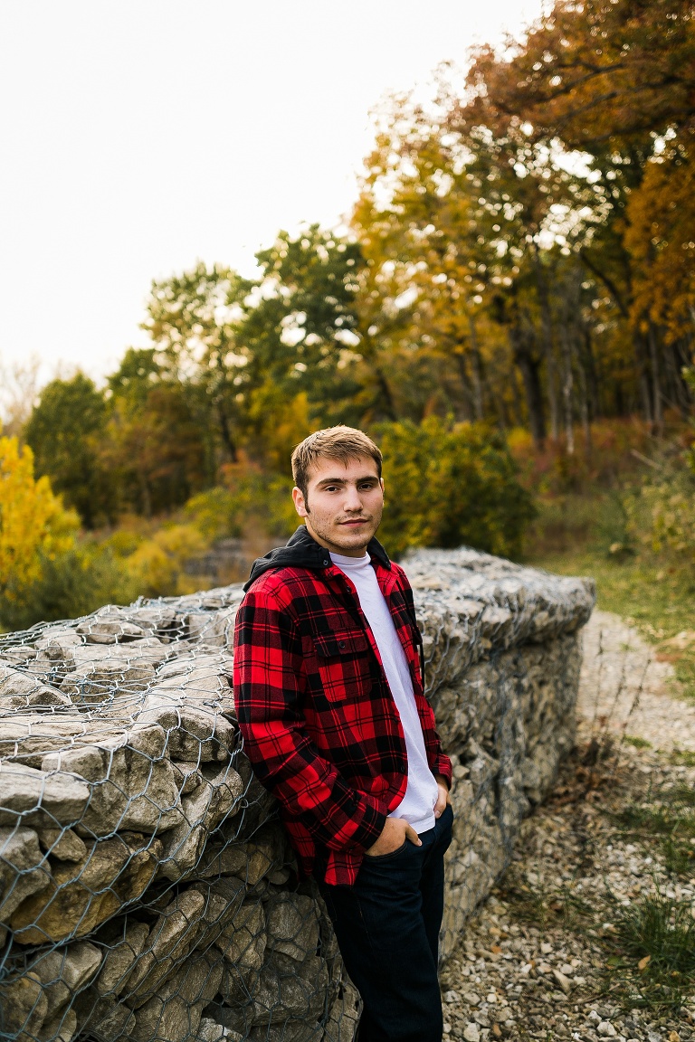 Cuivre River State Park Senior Session St Charles Senior Photographer Warrenton High School Rebecca Chapman Photography Fall Session State Wrestler