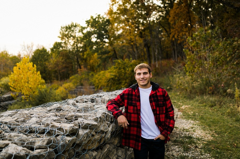 Cuivre River State Park Senior Session St Charles Senior Photographer Warrenton High School Rebecca Chapman Photography Fall Session State Wrestler
