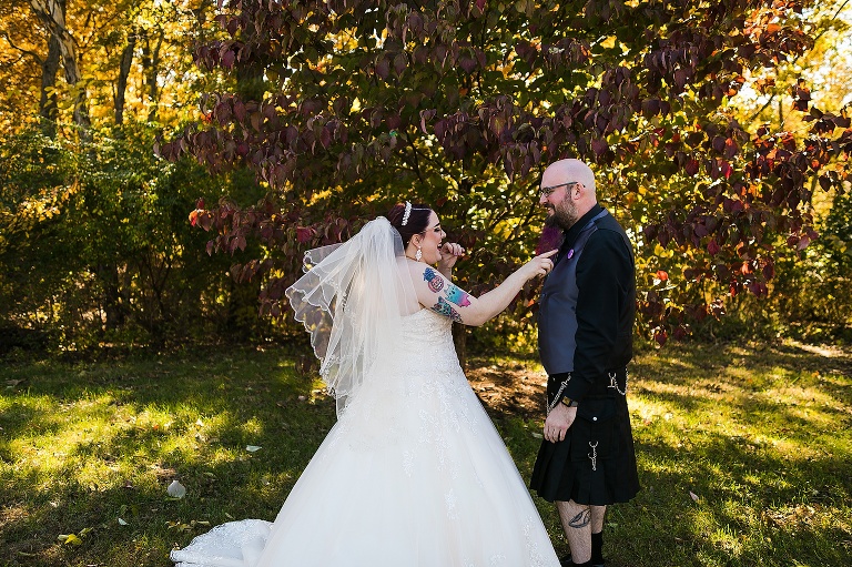 Quail Ridge Halloween Wedding Fall St Charles Photographer Rebecca Chapman Photography