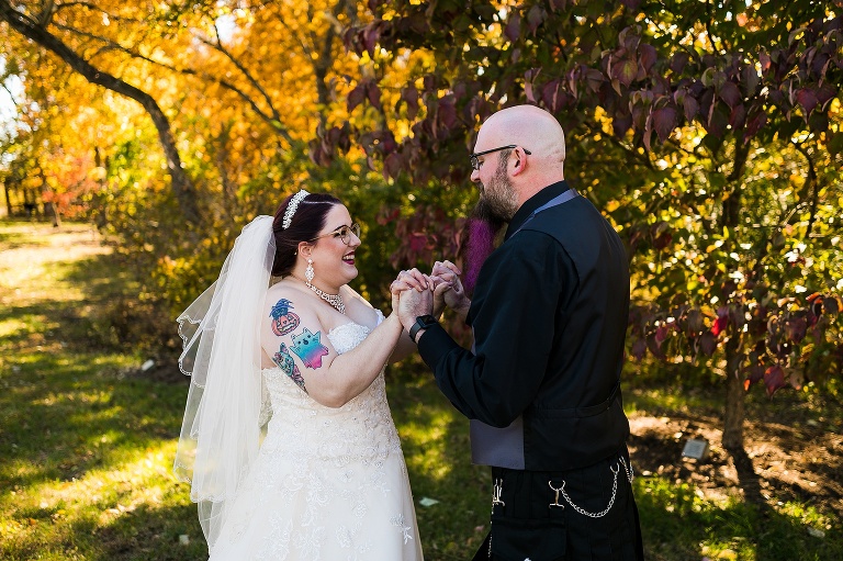 Quail Ridge Halloween Wedding Fall St Charles Photographer Rebecca Chapman Photography