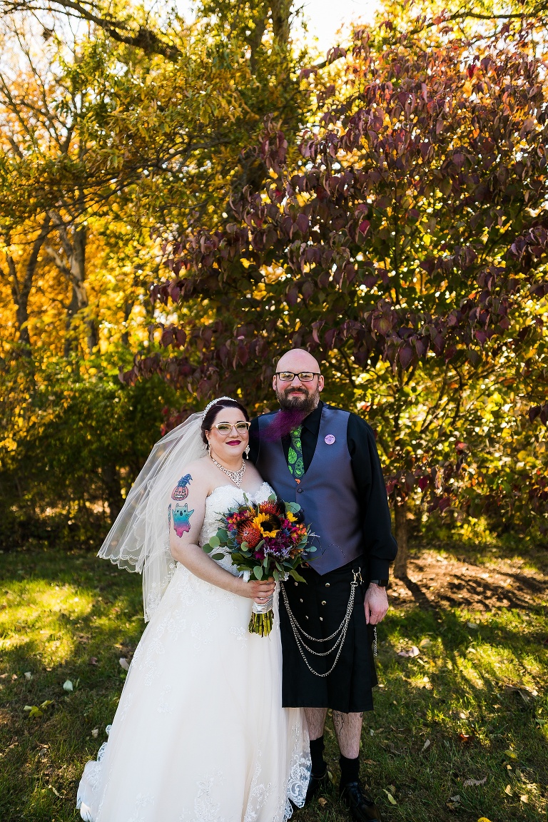 Quail Ridge Halloween Wedding Fall St Charles Photographer Rebecca Chapman Photography