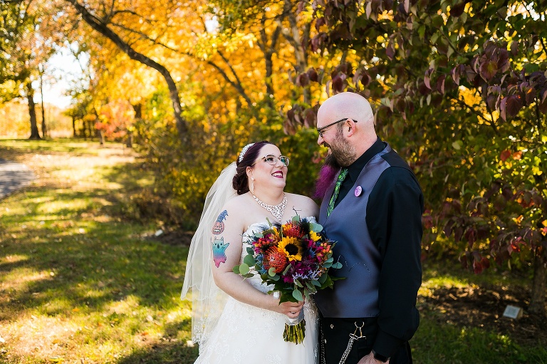 Quail Ridge Halloween Wedding Fall St Charles Photographer Rebecca Chapman Photography