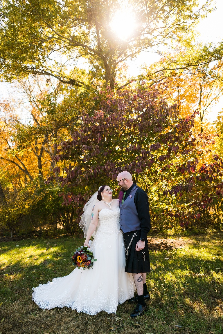 Quail Ridge Halloween Wedding Fall St Charles Photographer Rebecca Chapman Photography