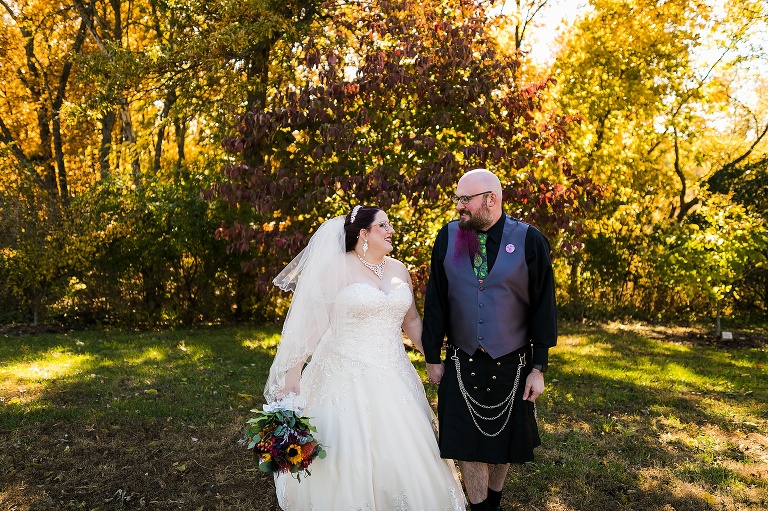Quail Ridge Halloween Wedding Fall St Charles Photographer Rebecca Chapman Photography