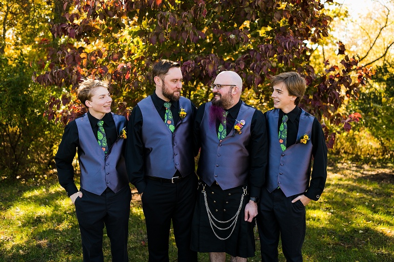 Quail Ridge Halloween Wedding Fall St Charles Photographer Rebecca Chapman Photography