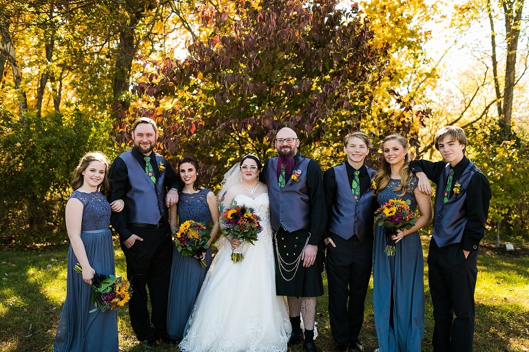 Quail Ridge Halloween Wedding Fall St Charles Photographer Rebecca Chapman Photography