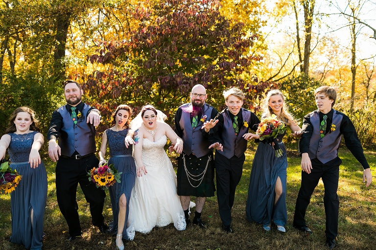 Quail Ridge Halloween Wedding Fall St Charles Photographer Rebecca Chapman Photography