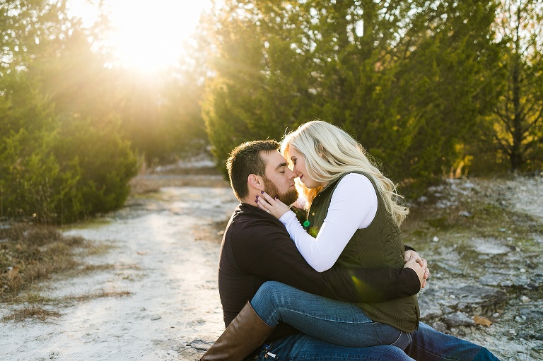 Klondike Park Augusta Mo Missouri St Charles Engagement Photographer Rebecca Chapman Photography Warrenton Outdoor Fall Couples Poses