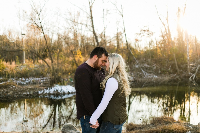 Klondike Park Augusta Mo Missouri St Charles Engagement Photographer Rebecca Chapman Photography Warrenton Outdoor Fall Couples Poses