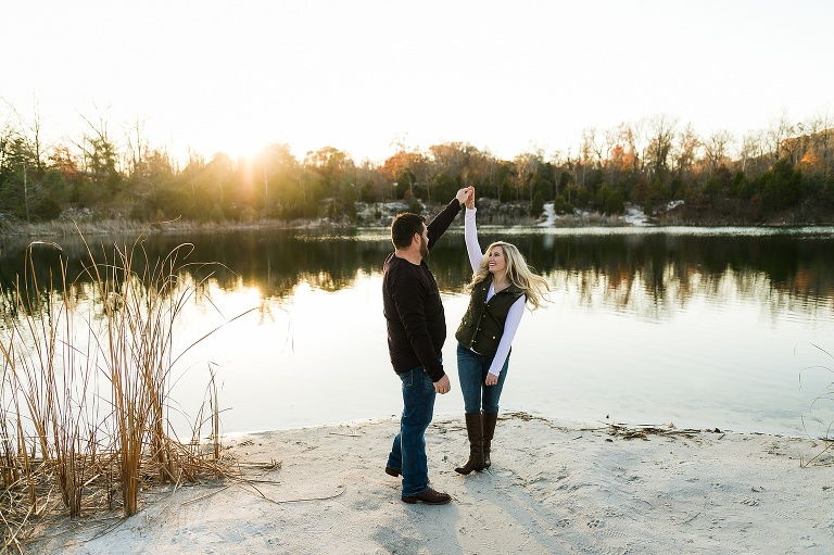 Klondike Park Augusta Mo Missouri St Charles Engagement Photographer Rebecca Chapman Photography Warrenton Outdoor Fall Couples Poses
