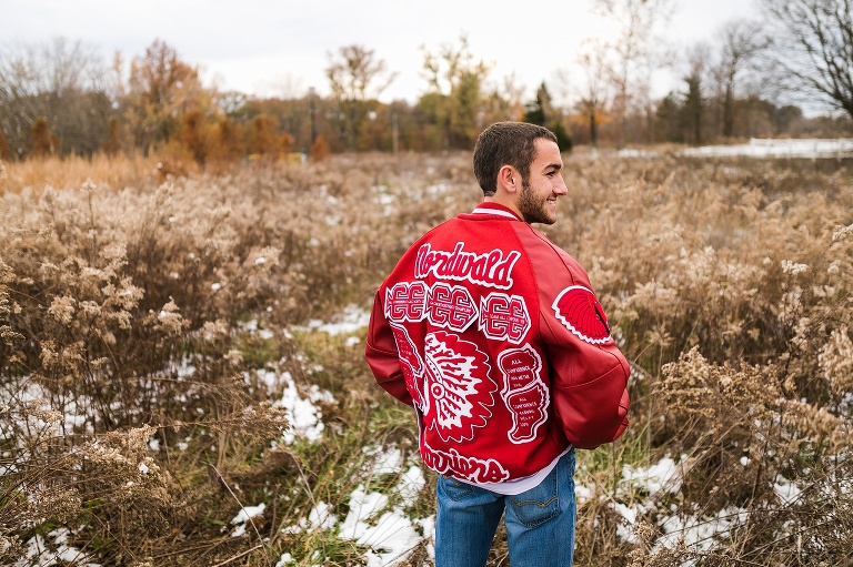 Towne Park, Warrenton High School, Boy Senior, St Charles Senior Photographer, Rebecca Chapman Photographer, Cross Country, Chevy Truck, Wentzville Missouri, Warrenton MO, Fall, Winter, Snow