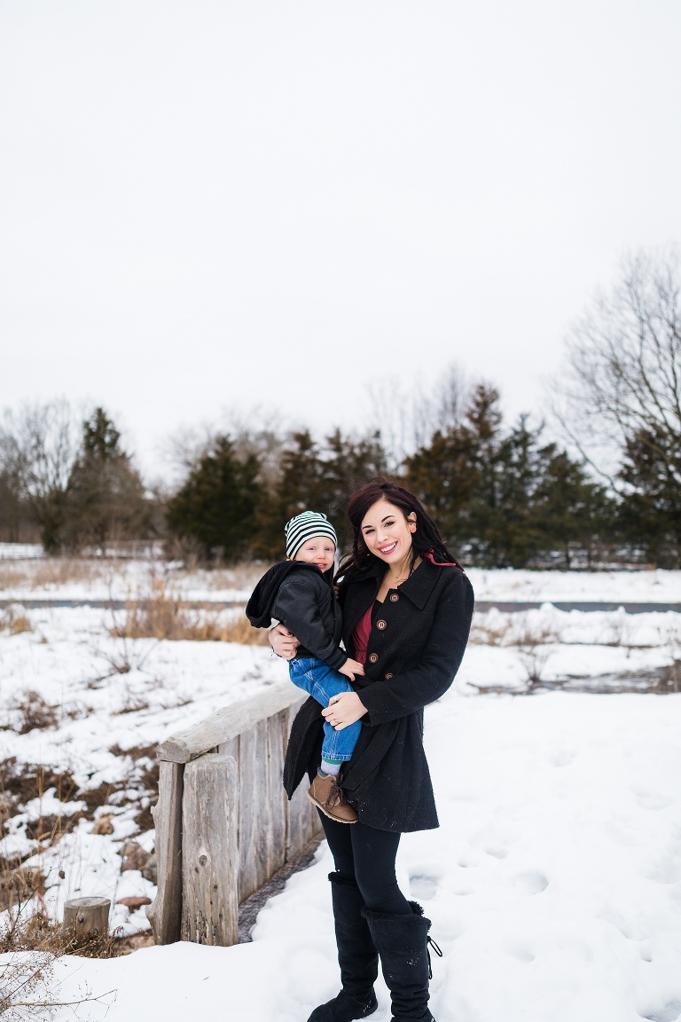 Towne Park, Snow session, Mini Session, Mommy and Me, Outside, Dreads, Three years old, Third Birthday