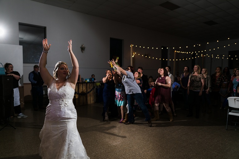 Pea Ridge Farms | St Charles Wedding Photographer | Warrenton Wedding Photographer | Spring Wedding | Herman Missouri | Warrenton MO | Blues Fans | Country wedding | Rustic | Boots and Lace | St Louis Blues | Hockey Fans | NHL | Hockey Sticks | Lets go Blues | Jonesburg Community Center | Jonesburg Community Hall | Jonesburg Missouri | Bouquet Toss