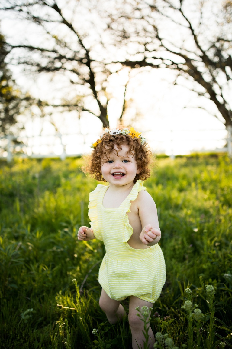 St Charles Family Photographer | St Charles Photographer | Warrenton Mo Family Photographer | Warrenton Mo Photographer | Wright City Mo Family Photographer | Wright City Mo Photographer | St louis Family Photographer | St Louis Photographer | Missouri Family Photographer | Missouri Photographer | Red Head | Red Curly Hair | Yellow Romper | Spring Flowers | Wildflowers | Missouri Wildflowers | Wild Child | Flower Child | Outdoor Photographer | What to wear Spring Session | Flower Crown | Yellow Flowers | Rag weed | 