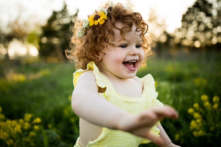 St Charles Family Photographer | St Charles Photographer | Warrenton Mo Family Photographer | Warrenton Mo Photographer | Wright City Mo Family Photographer | Wright City Mo Photographer | St louis Family Photographer | St Louis Photographer | Missouri Family Photographer | Missouri Photographer | Red Head | Red Curly Hair | Yellow Romper | Spring Flowers | Wildflowers | Missouri Wildflowers | Wild Child | Flower Child | Outdoor Photographer | What to wear Spring Session | Flower Crown | Yellow Flowers | Rag weed | 