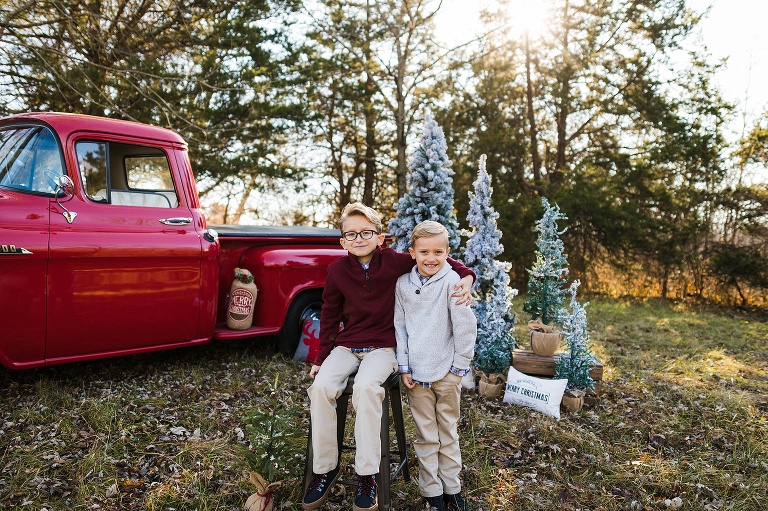 St Charles Photographer | St Charles Photographer | Warrenton Mo Photographer | Warrenton Mo Photographer | Wright City Mo Photographer | Wright City Mo Photographer | St Louis Photographer | St Louis Photographer | Missouri Photographer | Missouri Photographer | Red Truck Christmas Mini | Red Truck Photo Shoot | Red Chevy | 1957 Chevy | Christmas Photo Shoot | Outdoor Christmas Mini |