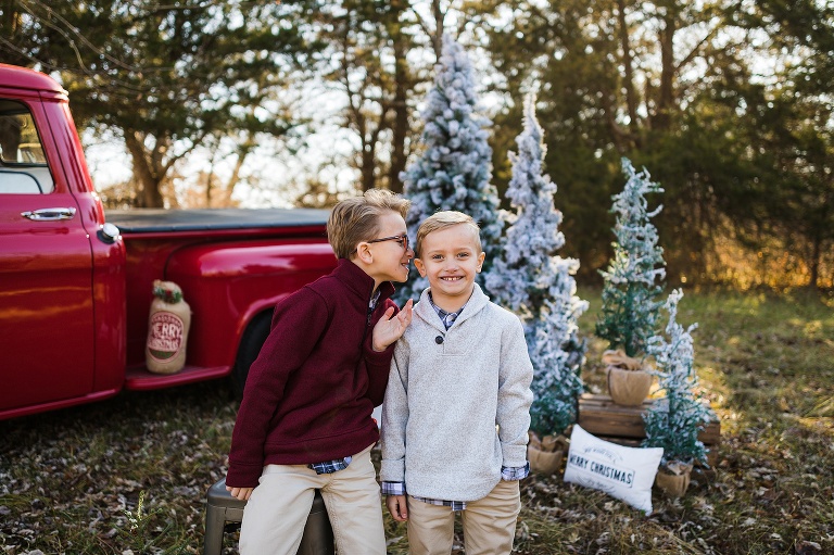 St Charles Photographer | St Charles Photographer | Warrenton Mo Photographer | Warrenton Mo Photographer | Wright City Mo Photographer | Wright City Mo Photographer | St Louis Photographer | St Louis Photographer | Missouri Photographer | Missouri Photographer | Red Truck Christmas Mini | Red Truck Photo Shoot | Red Chevy | 1957 Chevy | Christmas Photo Shoot | Outdoor Christmas Mini |
