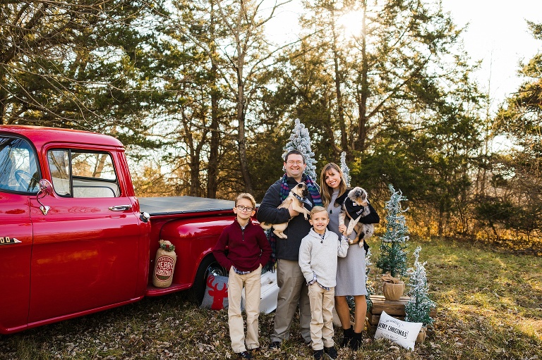 St Charles Photographer | St Charles Photographer | Warrenton Mo Photographer | Warrenton Mo Photographer | Wright City Mo Photographer | Wright City Mo Photographer | St Louis Photographer | St Louis Photographer | Missouri Photographer | Missouri Photographer | Red Truck Christmas Mini | Red Truck Photo Shoot | Red Chevy | 1957 Chevy | Christmas Photo Shoot | Outdoor Christmas Mini |