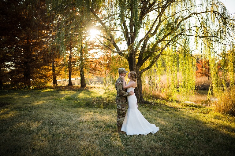 Military Couples Session | St Louis Missouri Photographer | St Charles Photographer | Forrest Park St Louis |