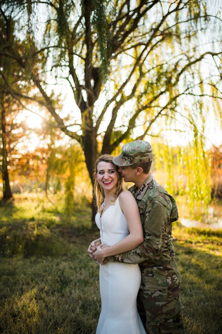 Military Couples Session | St Louis Missouri Photographer | St Charles Photographer | Forrest Park St Louis |