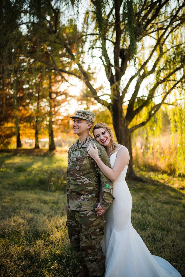 Military Couples Session | St Louis Missouri Photographer | St Charles Photographer | Forrest Park St Louis |