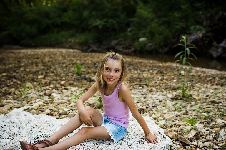 Creek Family Photo Shoot | St Charles Photographer | Warrenton Missouri Photographer | Outdoor Photographer | Creek Photographer |