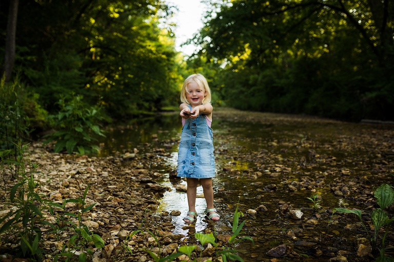 Creek Family Photo Shoot | St Charles Photographer | Warrenton Missouri Photographer | Outdoor Photographer | Creek Photographer |