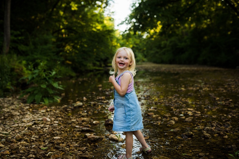 Creek Family Photo Shoot | St Charles Photographer | Warrenton Missouri Photographer | Outdoor Photographer | Creek Photographer |