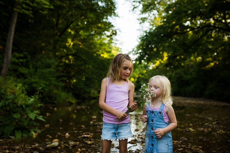 Creek Family Photo Shoot | St Charles Photographer | Warrenton Missouri Photographer | Outdoor Photographer | Creek Photographer |