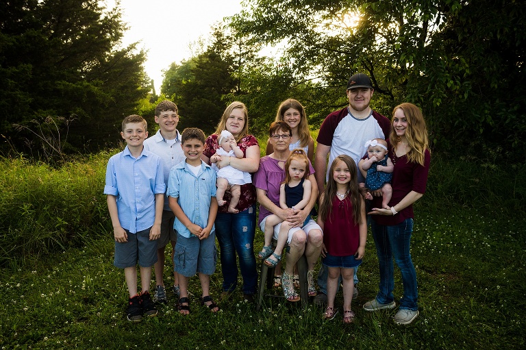 Warrenton Missouri Extended Family Photographer | St Charles Photographer | Warrenton Missouri Photographer | Towne Park Photographer