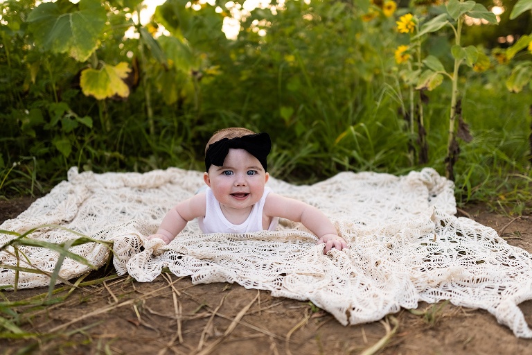 Missouri Sunflower Photo Shoot | St Charles Photographer | Warrenton Missouri Photographer | Sunflower Session |