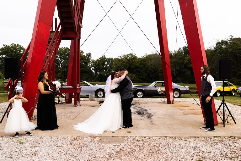 Race Car Wedding Photographer | Missouri Wedding Photographer | Warrenton Missouri | Wedding Photographer | Outdoor Wedding | 