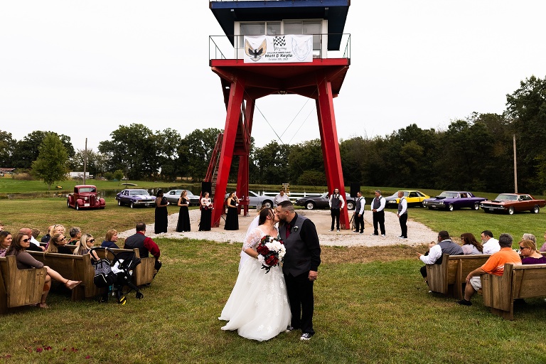 Race Car Wedding Photographer | Missouri Wedding Photographer | Warrenton Missouri | Wedding Photographer | Outdoor Wedding | 