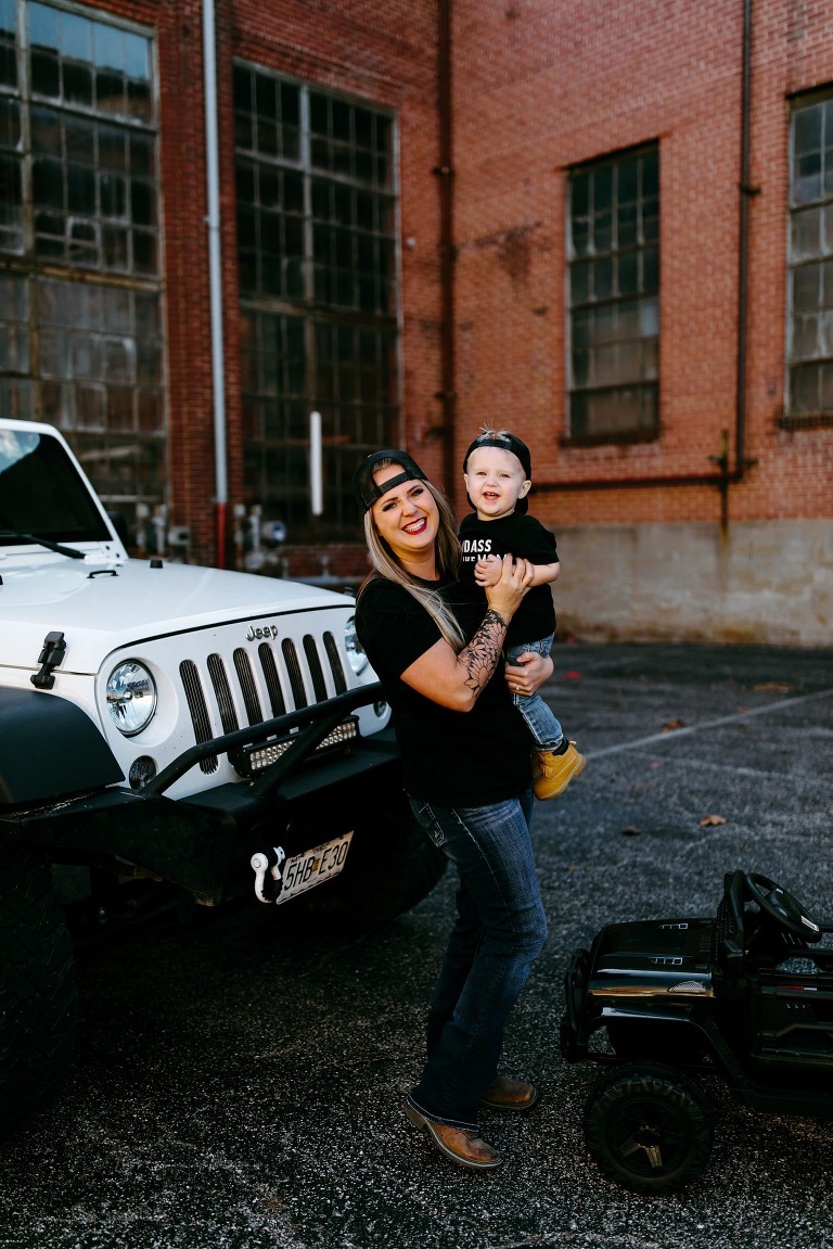 Jeep Mommy and Me Photo Shoot | St Charles |