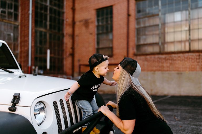 Jeep Mommy and Me Photo Shoot | St Charles |