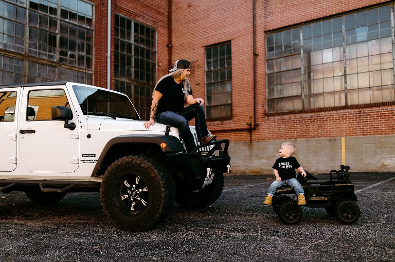 Jeep Mommy and Me Photo Shoot | St Charles |
