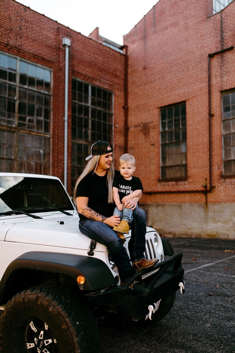 Jeep Mommy and Me Photo Shoot | St Charles |